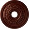 Ekena Millwork Orleans Ceiling Medallion (Canopies up to 4 5/8"), 17 5/8"OD X 3 5/8"ID X 1 7/8"P, Antique Copper CM17OLACS - alternate 1
